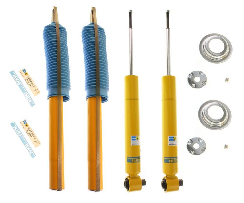 BMW Suspension Strut and Shock Absorber Assembly Kit - Front and Rear (Without Electronic or Self-Leveling Suspension) (B8 Performance Plus) 31322226915 - Bilstein 3806846KIT